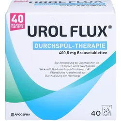 Urol Flux Durchspül-Therapie 400.5 mg Brausetabl. 40 ST