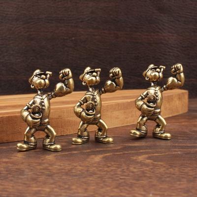 Lush Living Finds Popeye The Sailor Man Brass Home Decor, Desk Art Ornament For Office, Tea Table & Car Desktop Accessories Popeye The Sailor Man Brass Home Decor, Desk Art Ornament For Office, Tea Table & Car Desktop Accessories