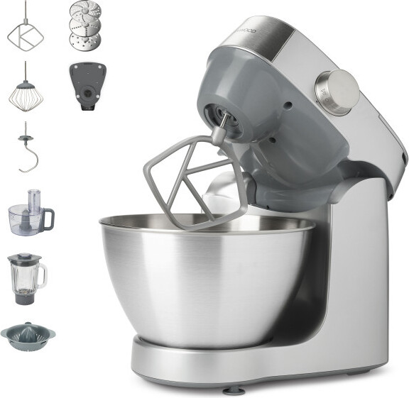 Kenwood Prospero+, 4,3 l, Silber, Edelstahl, Drehregler, 1,6 kg, 0,5 kg, 8 Eier