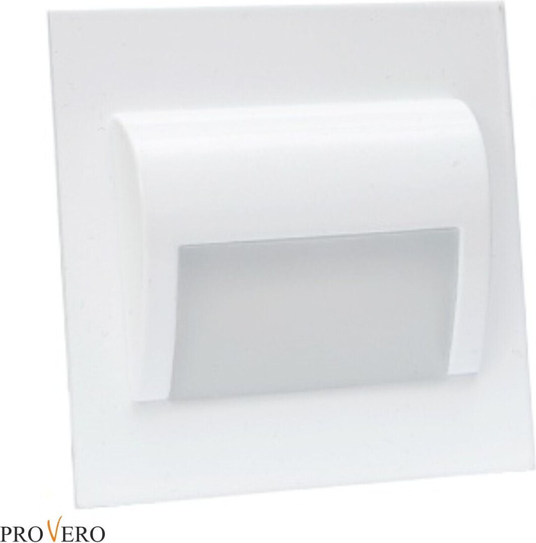 Idealed Decorus ID-1151 LED-trapverlichting, wit, 1,2W, vierkant, wandmontage