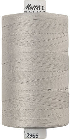Mettler Silk Finish Cotton Maschinen- & Handquiltgarn, Stärke: 40, 1000m-Spule, hellgrau