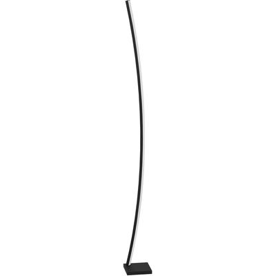 EGLO Stehlampe "PICACHA", schwarz, H: 162,5cm, 1 Stk., Leuchten, Stehleuchte in schwarz aus Stahl - 29W - Warmweiß, Stehlampe