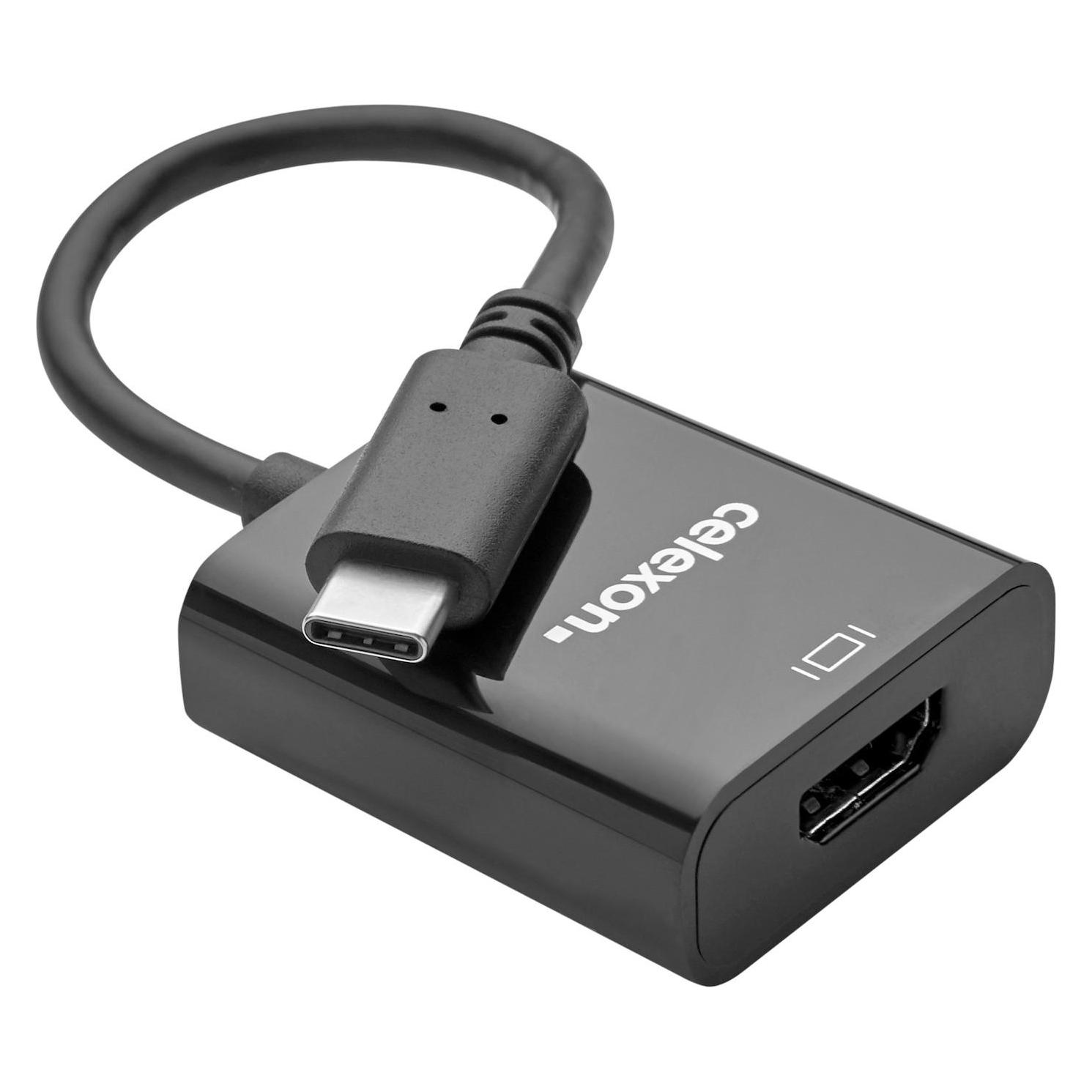 Celexon USB-C auf HDMI M/F Adapter, schwarz (54230229)