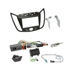 Autoradio Komplettset FORD C-Max Kuga Radioeinbauset Radioblende Lenkradadapt...
