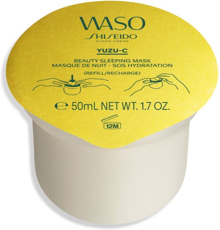 Shiseido Waso Yuzu-C Maske für die Nacht für das Gesicht Ersatzfüllung 50 ml
