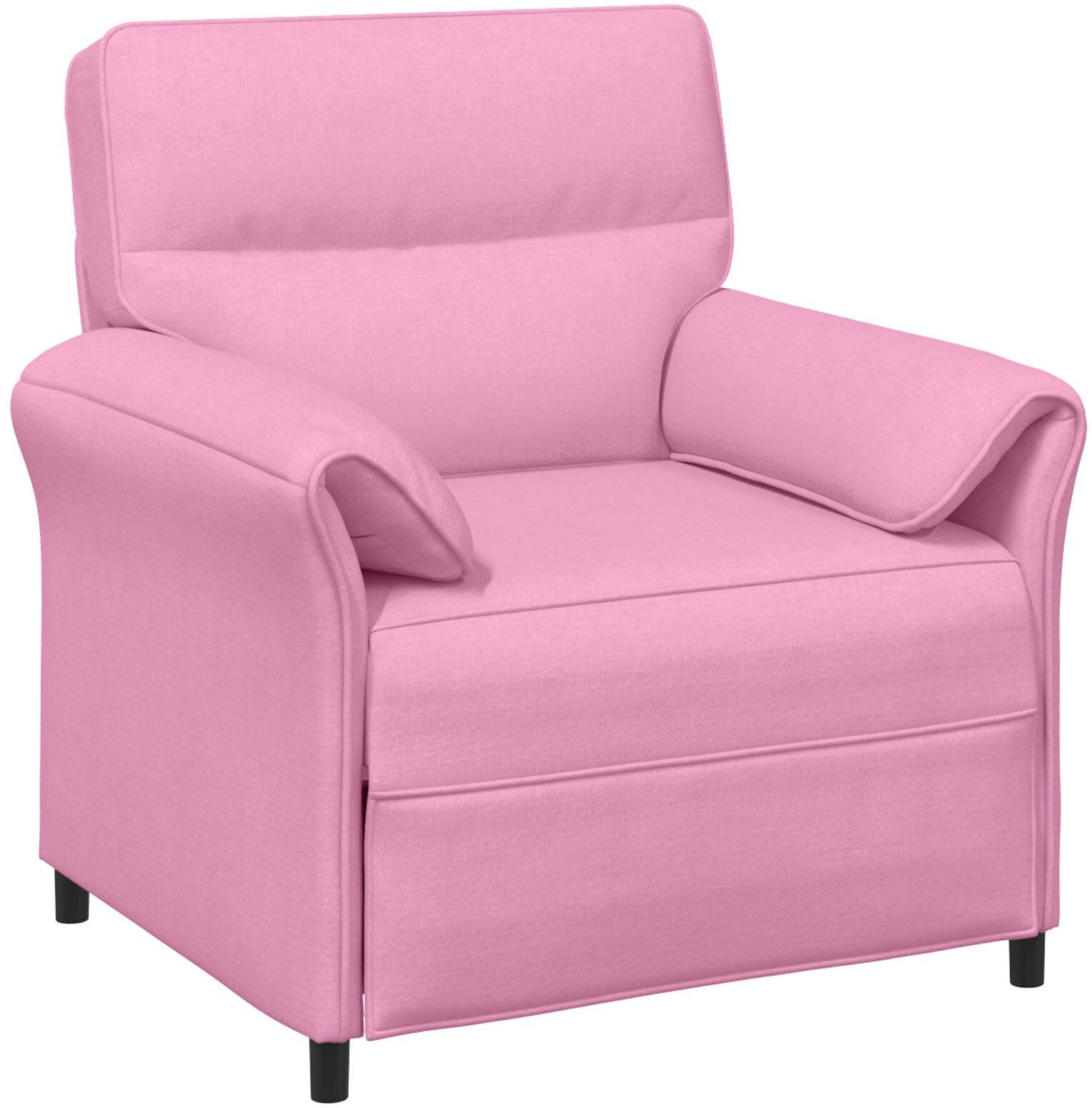 vidaXL Canapé 1 place Rose 88 x 83 x 95 cm Tissu