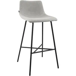 CLP Barhocker Altona Stoff   Farbe: grau, Material: Stoff