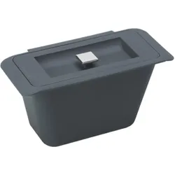 Peka Metall Pesaboy, Abfalleimer, Schwarz