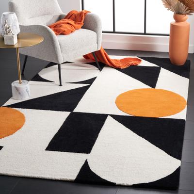 SAFAVIEH Handmade Rodeo Drive Soumitra Mid-Century Modern Wool Rug