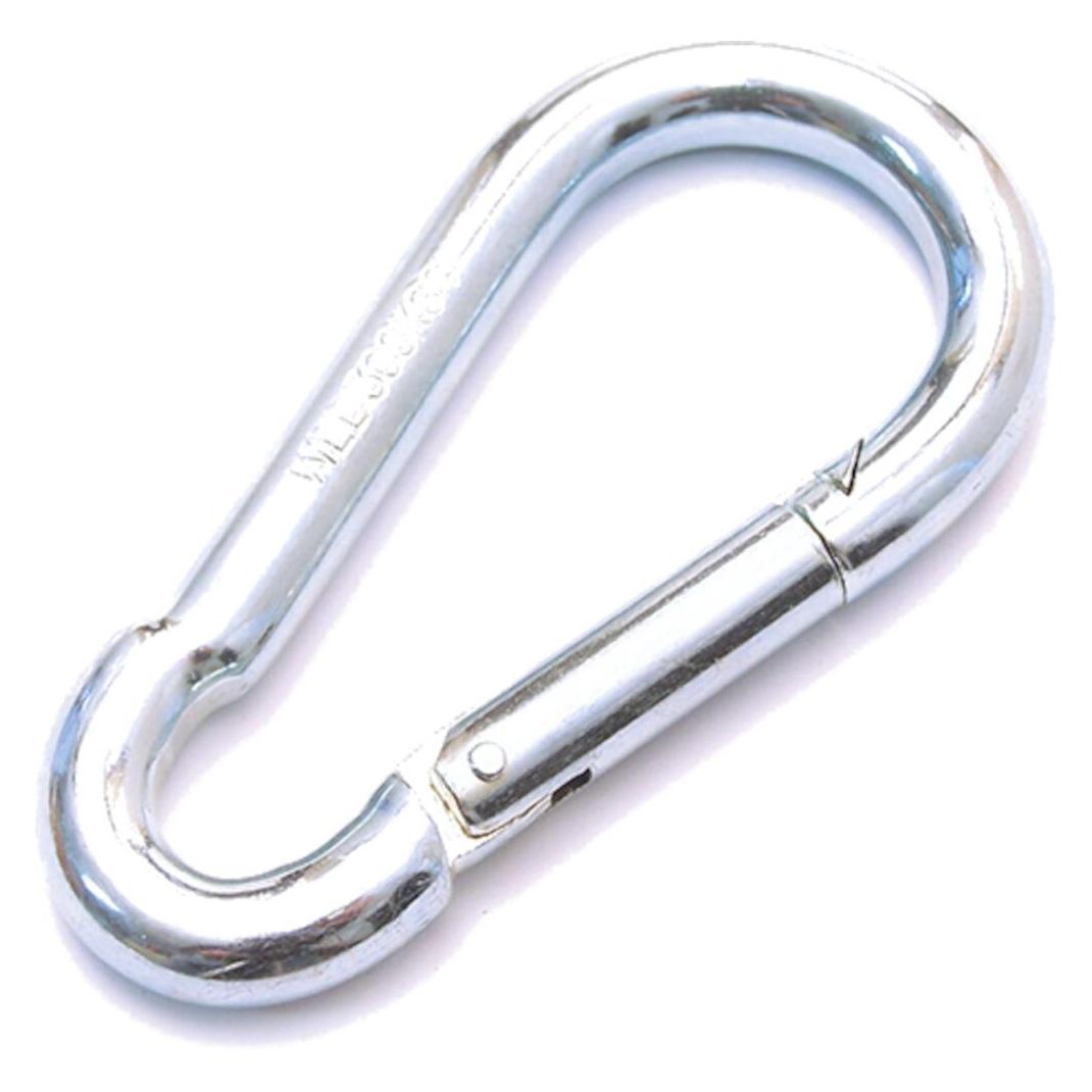 Pösamo Feuerwehr-Karabinerhaken 60 x 6 mm verzinkt, lose (2100400406)