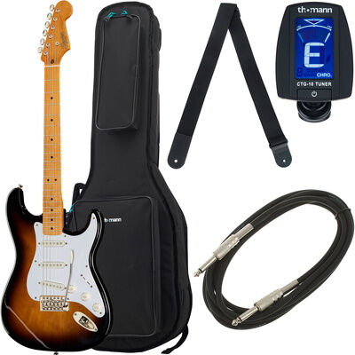 Squier CV 50s Strat MN 2-SB Bundle 2