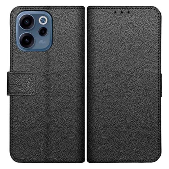 Just in Case PU-Leder Book Hülle Schwarz OPPO Reno15 F 5G (Oppo Reno 15) (MOO2880CW1)