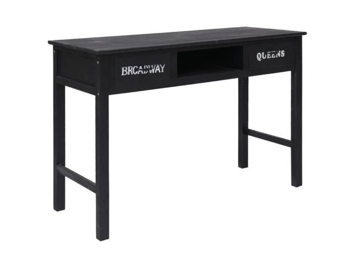 Star® Table console Professionnel - Table d'appoint Table basse Noir 110x45x76 cm Bois 6951 :-)