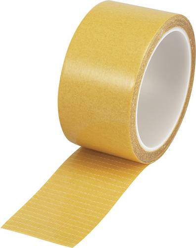 TOOLCRAFT 9027-500/10M 1564023 Doppelseitiges Klebeband Klar (L x B) 10m x 50mm 1St.