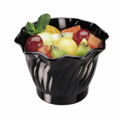 CAMBRO SRB5CW-110 - Swirl Schale 148 ml - 8,9 x 8,9 x 6,2 cm - Schwarz - Verkauf 1 Stück.