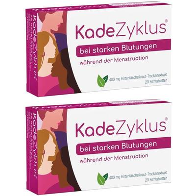 Kadezyklus bei starken Blutung.w.d.Menst 400mg FTA 2x 2x20 St Filmtabletten