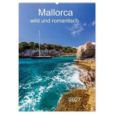 Mallorca - wild und romantisch (Wandkalender 2027 DIN A2 hoch), CALVENDO Monatskalender