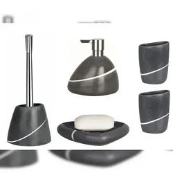Badset Etna Stone Grau 5-teilig