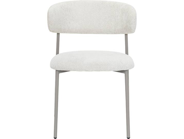 Stuhl Verina Beige/Grau Polyester/Metall