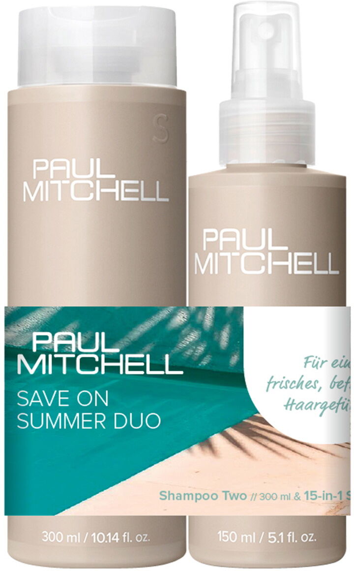 450ml Paul Mitchell Save On Summer Duo Shampoo Two (Shampoo 300ml + Spray 150ml)