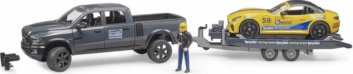 Bruder - RAM 2500 Power Wagon und BRUDER Roadster Racing Team