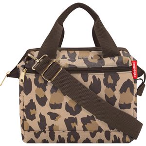 Reisenthel Umhängetasche Allrounder Cross, aus Polyester, 3 Fächer, 22 x 24 cm, wasserabweisend, leo macchiato