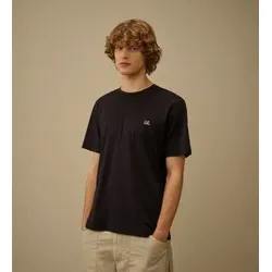 C.P. Company für Herren. RCCMTS725A005100W Goggle T-shirt navy (M), Lässig, Baumwolle, Kurzarm, Marine