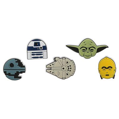 Schuhanstecker CROCS "Jibbitz™ Star Wars", Jungen, bunt (multifarben), PVC, Schuhzubehör Schuhanstecker, Schuh Charms mit Star Wars Figuren