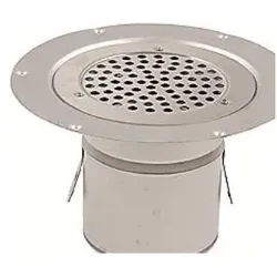 Blücher, Zubehör Sanitärinstallation, afl.skål 75mm - u.stuts m.rist vinyl