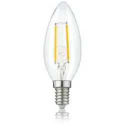 HELLUM LED KERZENLAMPE 2700K 2W E14 E14 KLAR   250lm