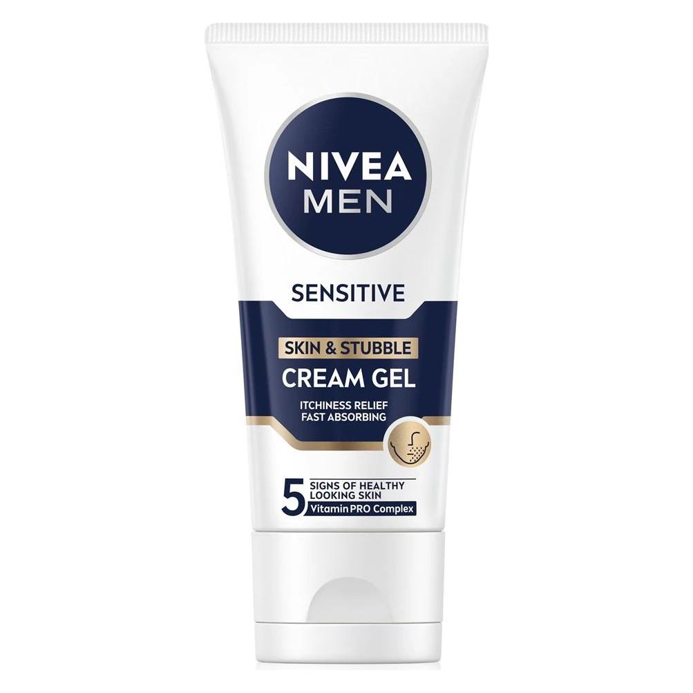 Nivea Men Cream gel for sensitive skin and stubble Sensitive (Skin & Stubble Cream Gel) 50 ml (50 ml, Gesichtsgel) (47199185)