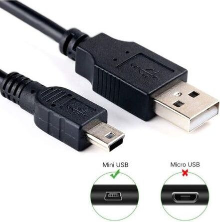 T-ProTek USB-datakabel en adapterkabel compatibel met Qtek8010