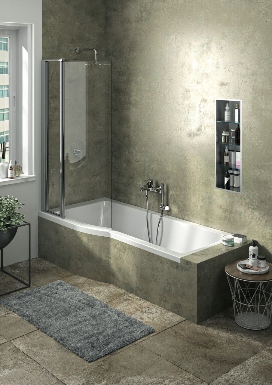 Ideal Standard Badewanne CONNECT AIR, Version re., 1700x800x465mm, Weiß, E113501 E113501