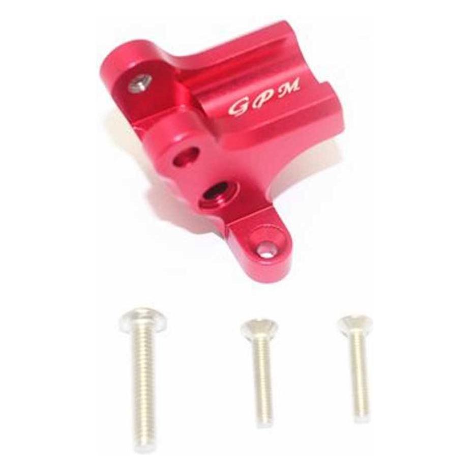 GPM aluminium befestigung für obere chassisstrebe hinten rot arrma kraton, tali, typh, outca,notor,limit (GPMMAK015RAR)