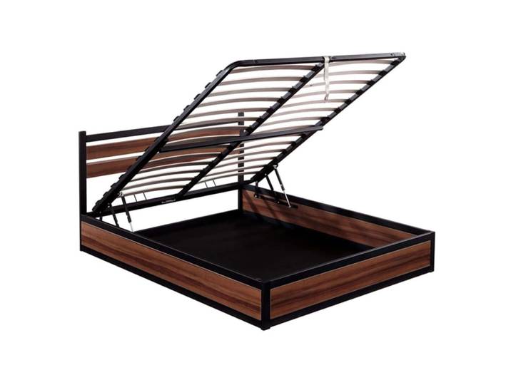 Lit coffre style industriel 160x200cm