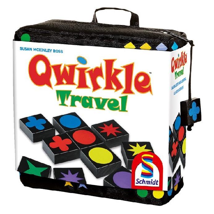 Schmidt Spiele Qwirkle Travel (Deutsch, Französisch, Italienisch, 2 - 4 Spieler) (49270)