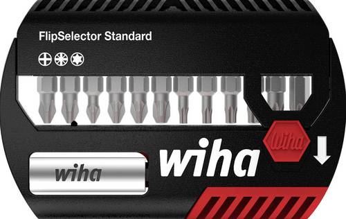 Wiha FlipSelector 39060 Bit-Set 13teilig Kreuzschlitz Phillips, Kreuzschlitz Pozidriv, TORX
