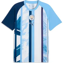 Puma, Herren, Fussballtrikot, Manchester City Prematch-Trikot 2026/27 (L), Blau, Weiss