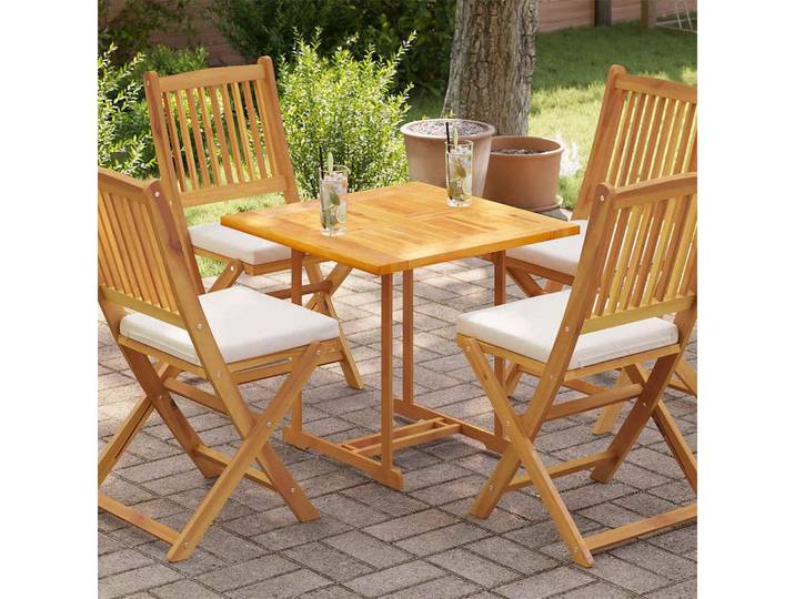 vidaXL Tischplatte vidaXL Tischplatte Massivholz Teak 70×70×2,5 cm