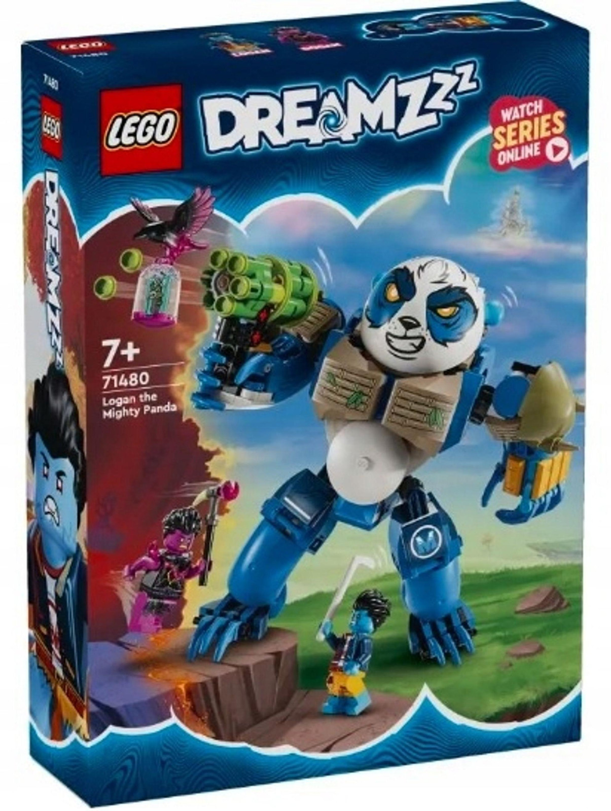 LEGO DREAMZzz 2-in-1 Logan, de machtige panda speelset met 2 minifiguren, 71480