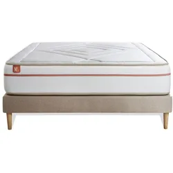 BETT Le Paisible Memory-Schaum 180 x 200 cm h1 - Kit Bettgestell Beige