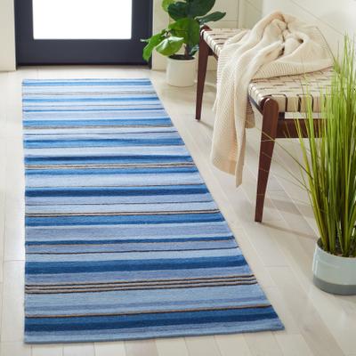 SAFAVIEH Handmade Striped Kilim Zahra Casual Wool Rug