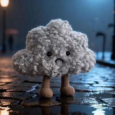 Inspired Finds Kawaii Soft Sad Cloud Plush Toy 6.3in Gray Cloud Throw Pillow Plush Doll Gift Kawaii Soft Sad Cloud Plush Toy 6.3in Gray Cloud Throw Pillow Plush Doll Gift