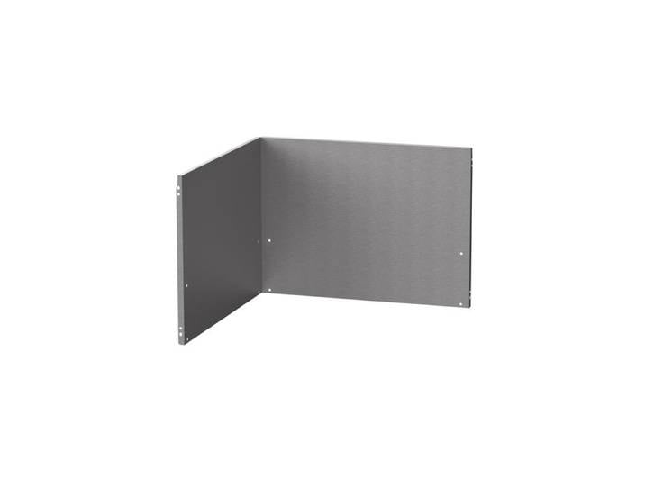 Crédence angle inox pour cuisine extérieure - Le Marquier