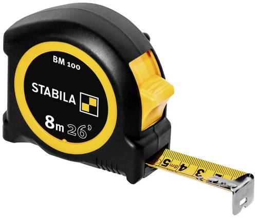 Stabila BM 100cm+inch 19580 Maßband 8m ABS