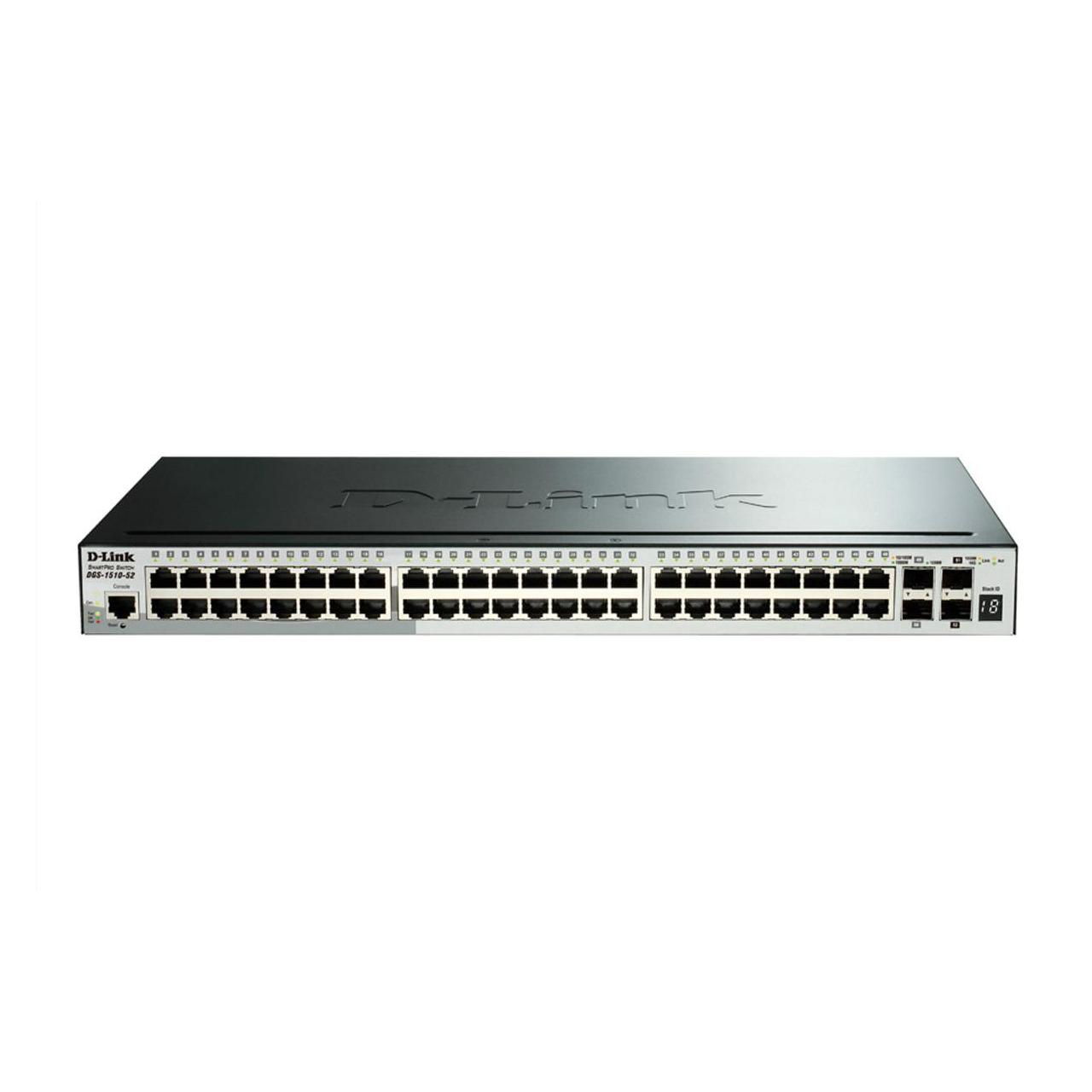 D-Link DGS-1510-52X Gigabit Switch 52-Port Smart Managed Stack (52 Ports) (DGS-1510-52X/E)