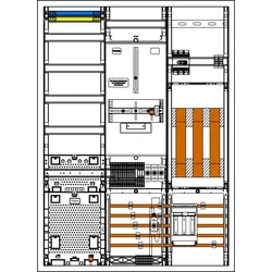 f-tronic 7198053 Wandlerschrank 3.HZ 100A, 3HZ731APZRFZW100BER,NH-Trenner, Wandlertrennklemme SN Berlin