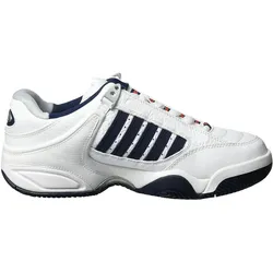 K-Swiss, Herren, Tennisschuhe, K•Swiss DEFIER RS - WHITE/DRESSBLUES/FIERYRE - Tennisschoenen (42), Blau, Rot, Weiss