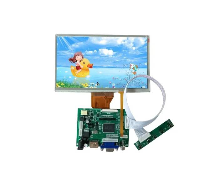 Écran LCD tactile capacitif de 7 pouces avec carte pilote AT070TN92
