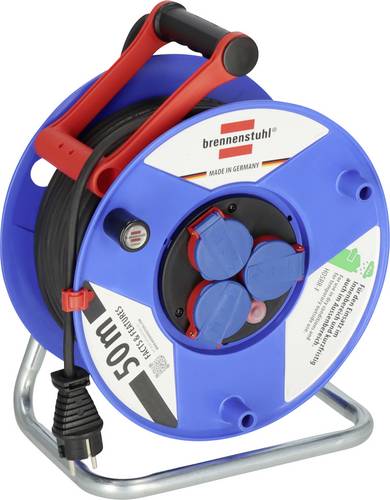 Brennenstuhl 1208230 Kabeltrommel 50m Schwarz Schutzkontakt-Stecker